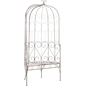 Zahradní lavice vidaXL Zahradní lavice 95 cm železná starožitná hnědá