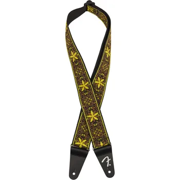Příslušenství pro strunný nástroj Fender Pasadena Woven Strap, Yellow Wallflower, 2" + prodloužená záruka 3 roky