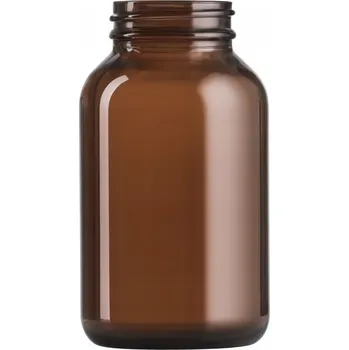 150 ml Skleněná zavařovací sklenice PHARMA Láhev s UV ochranou a víčkem