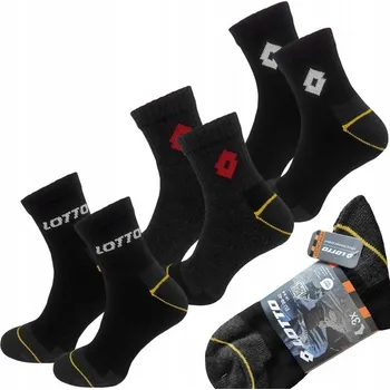 Pánské ponožky Y9076 ponožky Pánské ponožky Lotto JOB 3-BALENÍ 3 páry 43-46