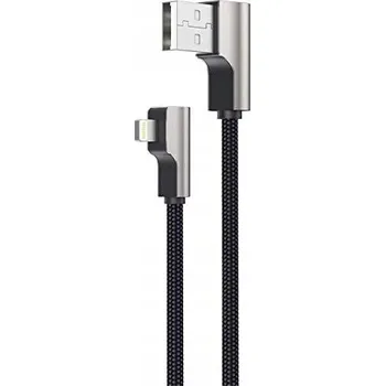 Datový kabel Kabel Aukey USB - Apple Lightning 2 m černý