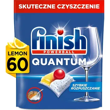 Tableta do myčky Kapsle do myčky Finish Quantum All in 1 Lemon 60 ks