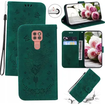 Pouzdro na mobilní telefon Flipové pouzdro pro Motorola Moto G9 Play, zelené