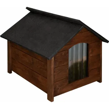 Bouda pro psa Zatepletá bouda pro psa L 69x81x67 cm DECHLAND BP03 hnědá