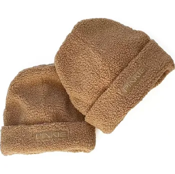 Čepice PINKIE čepice LABEL TEDDY DUO 3-6r +dospělá Brown