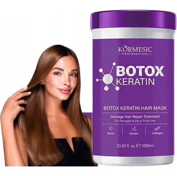 Vlasová regenerace REGENERAČNÍ KERATINOVÁ MASKA NA VLASY BOTOKS S KOLAGENEM 1000ml KORMESIC