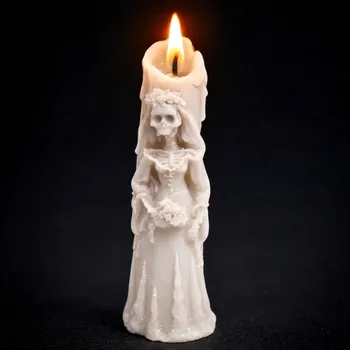 Svíčka Vonná svíčka Mrtvá nevěsta | 40 g | Svíčkománie3D | Barva: Bílá