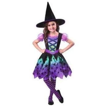 Karnevalový kostým Amscan Dětský kostým Čarodějnice - fialový - vel. 2-3 roky - Halloween