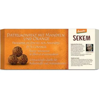 Demeter Sekem Bio Datlové kuličky s mandlemi a pomerančem (120g)