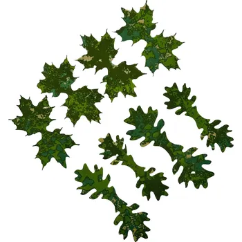 Kicking Mustang KMCS vázací maskovací listy Tie Leafs - Zelená