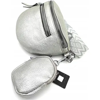 Outdoorové zavazadlo Marco Contti ledvinka přes rameno J-188L/SR stříbrná