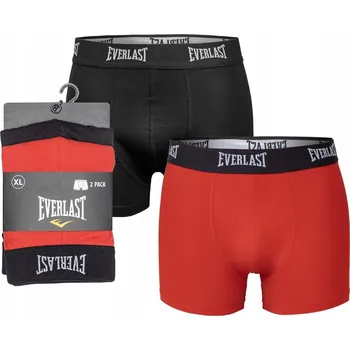 Pánské spodní prádlo Everlast Pánské bavlněné boxerky EV002 2 kusy Velikost XXL