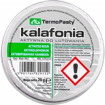 Páječka Aktivní kalafuna pro pájení AG TermoPasty AGT-033 20g