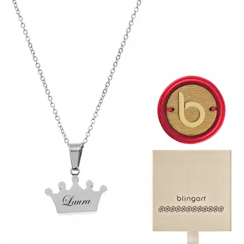 Náhrdelník Náhrdelník celebritka řetízek KORUNA gravírování STA