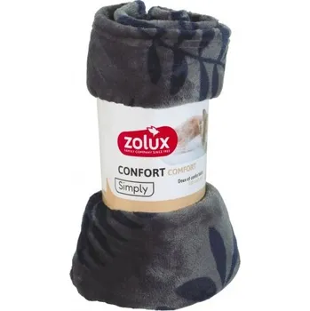 Pelíšek pro psa Zolux pelech deka COCOON 100x75cm antracit vzor