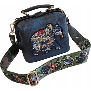 Kabelka D-look kabelka, typ kufřík, eko kůže, zelená