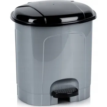 Odpadkový koš Odpadkový koš plastový s pedálem do kuchyně, koupelny, kanceláře 5,5 l