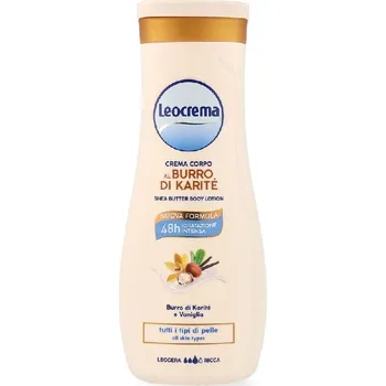 Tělový krém Leocrema Hydratační tělový krém s bambuckým máslem 400 ml