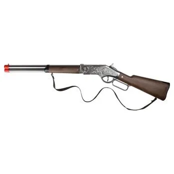 Dětská zbraň Strzelba kowbojska metalowa 8 naboi