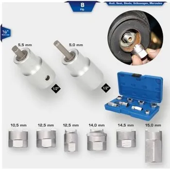Nářadí pro automobil Brilliant Tools BT651000 Sada nářadí na pružící jednotky, 8-dílná