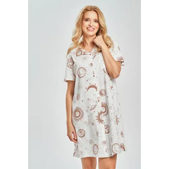 Dámské pyžamo 3521 DÁMSKÉ TRIČKO SOL S-XL béžová S