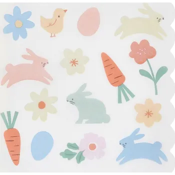 Papírový ubrousek Meri Meri Papírové ubrousky Easter Icons – 16 ks