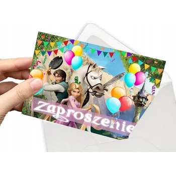 Pozvánka POZVÁNKA ZAPLETENÍ NA DĚTSKOU OSLAVU + OBÁLKA DÁREK