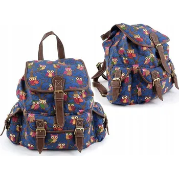 Batoh A4 školní velký VINTAGE unisex RETRO do školy