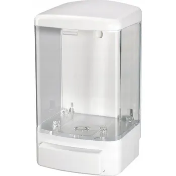 Dávkovač mýdla Ruční nástěnný dávkovač mýdla Bisk 1000 ml bílý