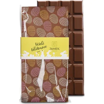 Čokoláda Mléčná velikonoční čokoláda s potiskem