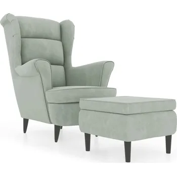 Křeslo vidaXL 3115931 světle šedé