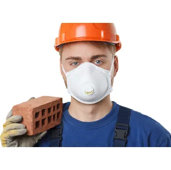 respirátor Mezorrison 10x Prémiový respirátor FFP3 Bílý s ventilem