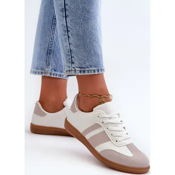 Dámské tenisky Boto Dámské nízké ekologické kožené tenisky Relialia Barva: Stříbrná, Velikost: 40