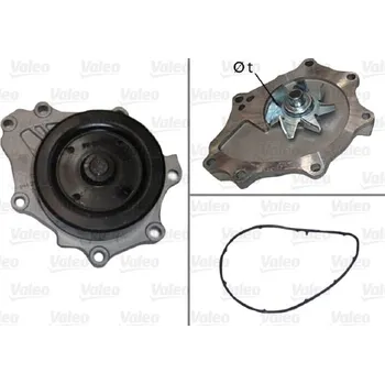 Chladič motoru Vodní čerpadlo, chlazení motoru VALEO 506905