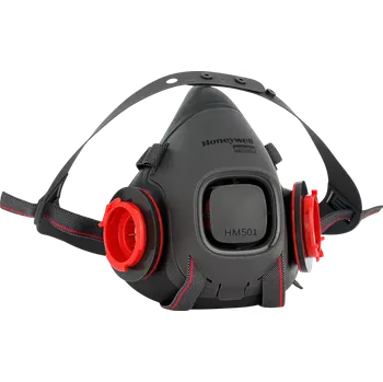 Plynová maska Honeywell HMW501 Polomaska s bajonetovým konektorem a ventilem