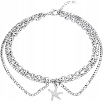 Náramek Dámský náramek na nohu (kotník) ocel 316L, 26 cm