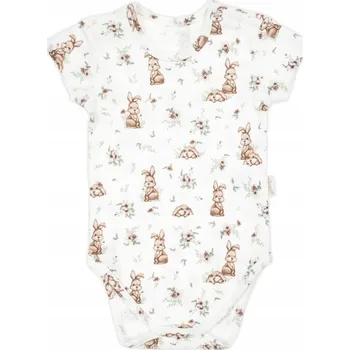 Kojenecký body Nicol Body krátký rukáv krémové Bunia vel.68