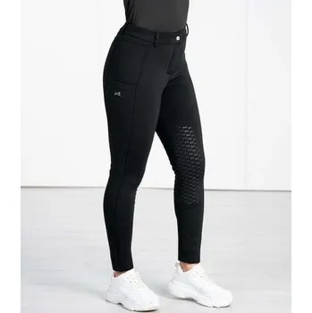 Jezdecké kalhoty FAGER Rajtky jezdecké North Fager, s gripem na kolenou, zimní, dámské, černé 36