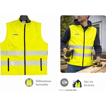 Pánská vesta 152. Zimní reflexní vesta Dunlop, velikost XXXL