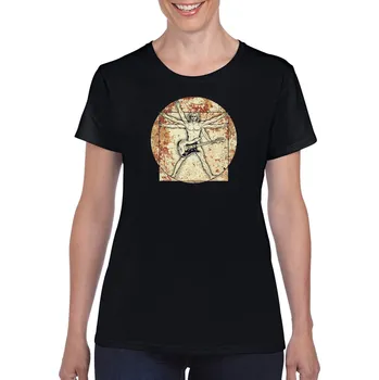 Dámské tričko levne-damske-bavlnene-tricko-potisk-DaVinci Velikost dámská trička Basic: S šířka 44, délka 60, Odstín dámské tričko Basic: Černé