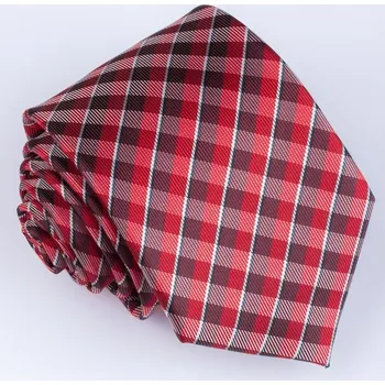 Kravata Pánská červená kravata Greg 93026, Velikost Uni