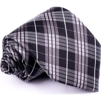 Kravata Pánská šedá kravata klasická společenská Rene Chagal 91033, Velikost Uni