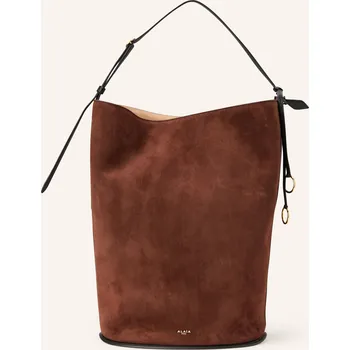 Kabelka Alaïa Dámská Taška Přes Rameno Bucket S Pouzdrem, tmavě hnědá...