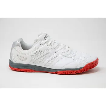 Pánská sálová obuv andro Shuffle Step 2 bílá/červená bílá/červená 36