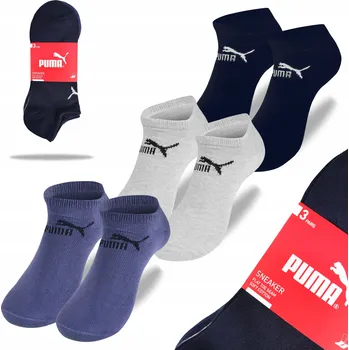 Dámské ponožky PUMA KOTNÍKOVÉ PONOŽKY Ponožky 3 páry 35-38