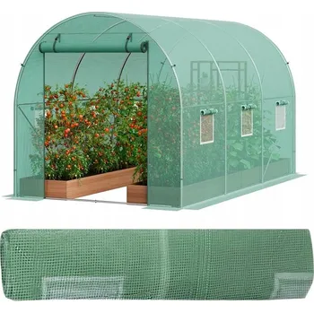 Fóliovník Fólie na zahradní fóliový tunel 140 g/m2 zelená 2x3x2 m