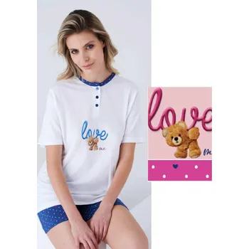 Dámské pyžamo Dámské pyžamo KarelPiu KC8085 Bílá L