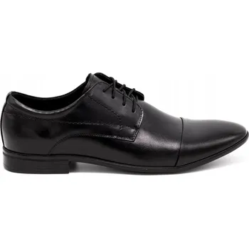 Pánské polobotky Pánské společenské boty 294LU černé, velikost 47