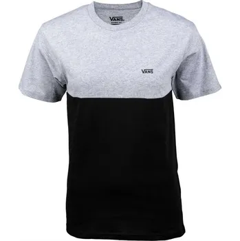 Pánské triko Vans COLORBLOCK TEE 2XL Černá, Šedá