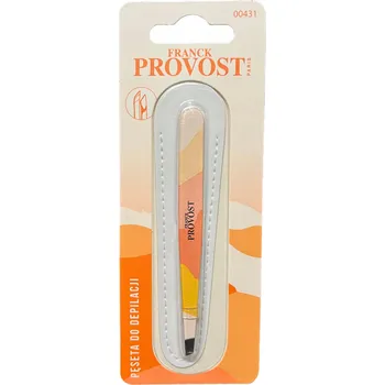 Péče o řasy a obočí Pinzeta na depilaci s šikmým hrotem 9,5 cm Franck Provost